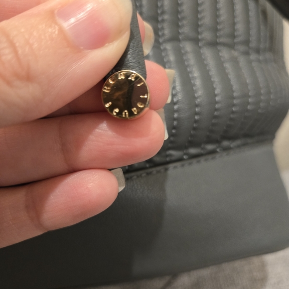 Henri Bendel No 7 Quilted Black Leather Convertible Backpack - Picture 6 of 14